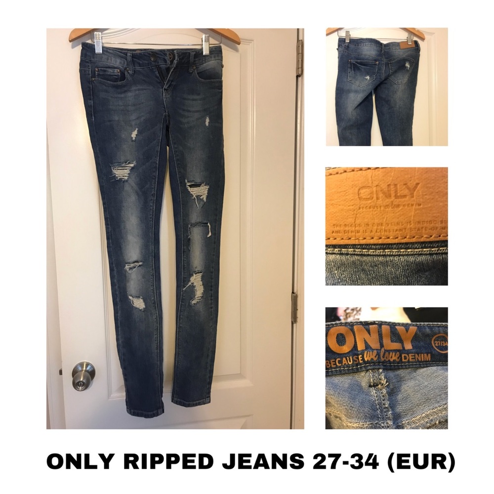 ONLY ripped jeans